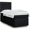 Box spring postel s matrací 80 x 200 cm textil [3293407] (Barva Světle šedá)