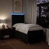 Box spring postel s matrací 80 x 200 cm textil [3293407] (Barva Světle šedá)