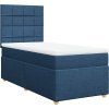 Box spring postel s matrací 80x200 cm textil [3293407] (Barva Světle šedá)