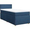 Box spring postel s matrací 80x200 cm textil [3286501] (Barva Tmavě šedá)