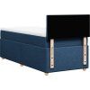 Box spring postel s matrací 80x200 cm textil [3286501] (Barva Tmavě šedá)