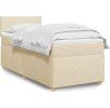 Box spring postel s matrací 80x200 cm textil [3286501] (Barva Tmavě šedá)