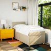 Box spring postel s matrací 80x200 cm textil [3286501] (Barva Tmavě šedá)