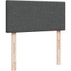 Box spring postel s matrací 80x200 cm textil [3286501] (Barva Tmavě šedá)