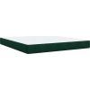 Box spring postel s matrací 180x200 cm samet [3290980] (Barva Černá)