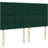 Box spring postel s matrací 180x200 cm samet [3290980] (Barva Černá)
