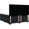 Box spring postel s matrací 180 x 200 cm samet [3290980] (Barva Černá)