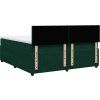 Box spring postel s matrací 180x200 cm samet [3290101] (Barva Tmavě šedá)