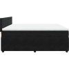 Box spring postel s matrací 180x200 cm samet [3290101] (Barva Tmavě šedá)