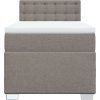 Box spring postel s matrací 80x200 cm textil [3288031] (Barva Černá)