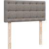 Box spring postel s matrací 80x200 cm textil [3288031] (Barva Černá)