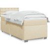 Box spring postel s matrací 80x200 cm textil [3288031] (Barva Černá)