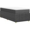 Box spring postel s matrací 80x200 cm textil [3285525] (Barva Světle šedá)
