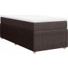 Box spring postel s matrací 80x200 cm textil [3285525] (Barva Světle šedá)
