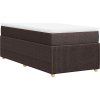 Box spring postel s matrací 80x200 cm textil [3285525] (Barva Světle šedá)