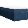 Box spring postel s matrací 80x200 cm textil [3285525] (Barva Světle šedá)