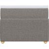 Box spring postel s matrací 80x200 cm textil [3285525] (Barva Světle šedá)