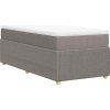 Box spring postel s matrací 80x200 cm textil [3285525] (Barva Světle šedá)