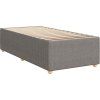 Box spring postel s matrací 80x200 cm textil [3285525] (Barva Světle šedá)
