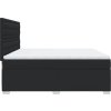 Box spring postel s matrací 180x200 cm umělá kůže [3293032] (Barva Černá)