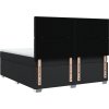 Box spring postel s matrací 180x200 cm umělá kůže [3293032] (Barva Černá)