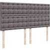 Box spring postel s matrací 180x200 cm umělá kůže [3293032] (Barva Černá)