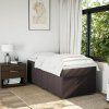 Box spring postel s matrací 80 x 200 cm textil [3285428] (Barva Světle šedá)