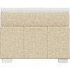 Box spring postel s matrací 80 x 200 cm textil [3285428] (Barva Světle šedá)