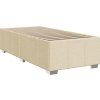 Box spring postel s matrací 80 x 200 cm textil [3285428] (Barva Světle šedá)
