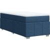 Box spring postel s matrací 80 x 200 cm textil [3285428] (Barva Světle šedá)