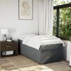 Box spring postel s matrací 80 x 200 cm textil [3285428] (Barva Světle šedá)