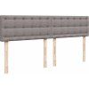 Box spring postel s matrací 180x200 cm textil [3289855] (Barva Modrá)
