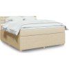 Box spring postel s matrací 180x200 cm textil [3289855] (Barva Modrá)