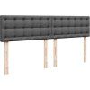 Box spring postel s matrací 180x200 cm textil [3289855] (Barva Modrá)