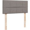 Box spring postel s matrací 80 x 200 cm textil [3286895] (Barva Světle šedá)