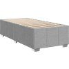 Box spring postel s matrací 80 x 200 cm textil [3286895] (Barva Světle šedá)