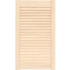 Nábytková dvířka lamelový design 69 x 39,4 cm borovice [151160] (Barva Bílá)