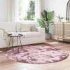 Koberec Shaggy s vysokým vlasem NAVARRA 160x160 cm [4102913] (Barva dusty pink)