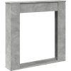Krbová obestavba 100 x 20 x 100 cm kompozitní dřevo [854576] (Barva Šedá sonoma)