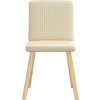 Jídelní židle 6 ks textil [3315574] (Barva Krémová)
