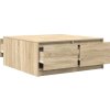 Konferenční stolek se zásuvkami 100x100x40 cm [3328405] (Barva Hnědý dub)