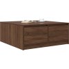 Konferenční stolek se zásuvkami 100x100x40 cm [3328405] (Barva Hnědý dub)