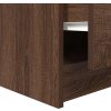Konferenční stolek se zásuvkami 100x100x40 cm [3328405] (Barva Hnědý dub)