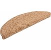 Schodové rohože 20 ks 56 x 17 x 3 cm , půlkulaté [3365841] (Barva Krémová)
