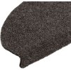 Schodové rohože samolepicí 20 ks 65 x 21 x 4 cm , půlkulaté, velké [3365650] (Barva Hnědá)