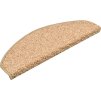 Schodové rohože 30 ks 65 x 21 x 4 cm , půlkulaté, velké [3365821] (Barva Zlatá)