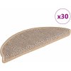 Samolepicí rohože na schody -Look 30 ks 56x17x3 cm [3365868] (Barva Světle béžová)