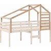 Střecha na dětskou postel 198x97x113 cm masivní borovice [846878] (Barva Voskově hnědá)