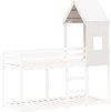 Střecha na dětskou postel 60x89x134,5 cm borovice [846886] (Barva Bílá)