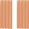 Voálové záclony s průchodkami 2 ks [4102074] (Barva Krémová)